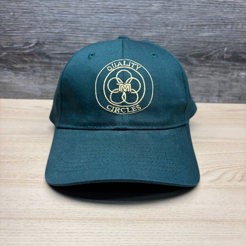 TMI Hat Cap Snapback Green Quality Circles Adjustable